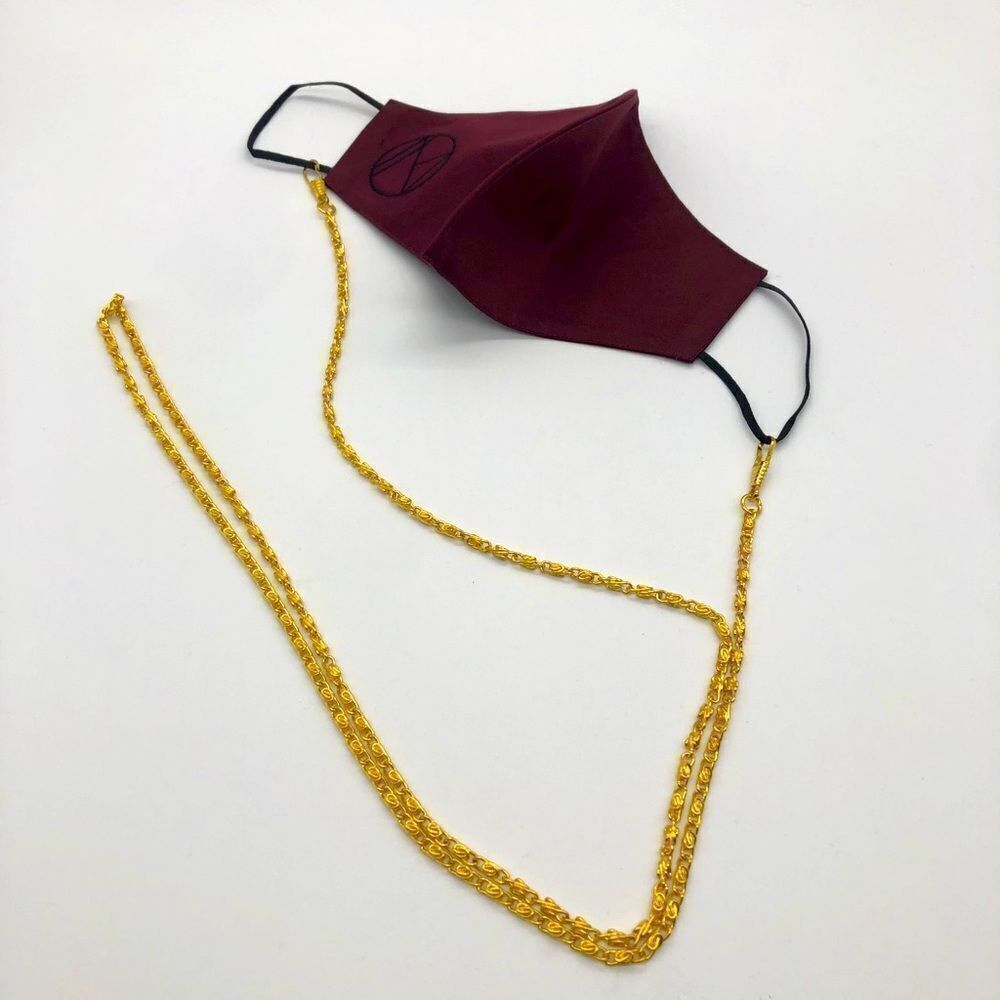 💝Convertible Gold Tone Masked Necklace
